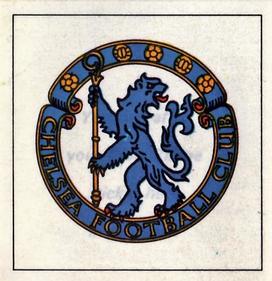 1971-72 FKS Publishers Wonderful World of Soccer Stars Stickers #B Chelsea - Club badge sticker Front