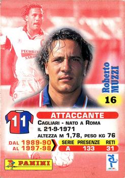 1999 Panini Calcio Serie A #16 Roberto Muzzi Back
