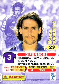 1999 Panini Calcio Serie A #23 Moreno Torricelli Back