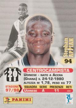 1999 Panini Calcio Serie A #94 Stephen Appiah Back