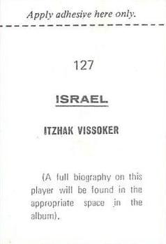 1970 FKS Publishers Mexico 70 World Cup Soccer Stars #127 Itzhak Vissoker Back