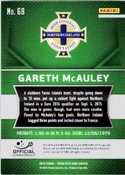 2016 Panini Prizm UEFA Euro #68 Gareth McAuley Back