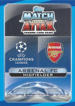 2016-17 Topps Match Attax UEFA Champions League #ARS11 Aaron Ramsey Back