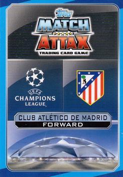 2016-17 Topps Match Attax UEFA Champions League #ATL16 Yannick Carrasco Back