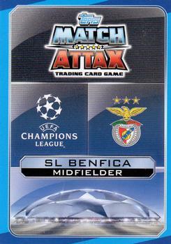 2016-17 Topps Match Attax UEFA Champions League #BEN12 Gonçalo Guedes Back