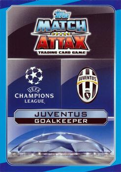 2016-17 Topps Match Attax UEFA Champions League #JUV2 Gianluigi Buffon Back