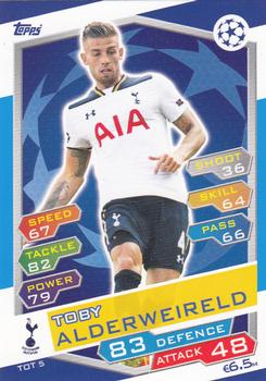 2016-17 Topps Match Attax UEFA Champions League #TOT5 Toby Alderweireld Front