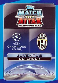 2016-17 Topps Match Attax UEFA Champions League #JUV8 Stephan Lichtsteiner Back