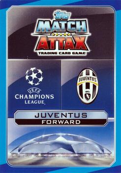 2016-17 Topps Match Attax UEFA Champions League #JUV14 Paulo Dybala Back