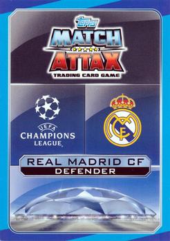 2016-17 Topps Match Attax UEFA Champions League #RM7 Raphael Varane Back