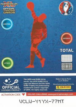 2016 Panini Adrenalyn XL UEFA Euro - Limited Editions #NNO Joe Hart Back