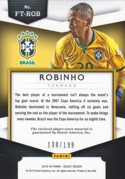2015-16 Panini Select - First Team Swatches #FT-ROB Robinho Back