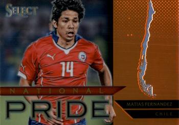 2015-16 Panini Select - National Pride Orange Prizm #9 Matias Fernandez Front