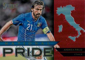 2015-16 Panini Select - National Pride Red Prizm #23 Andrea Pirlo Front