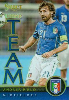 2015-16 Panini Select - Ultimate Team Blue Prizm #9 Andrea Pirlo Front