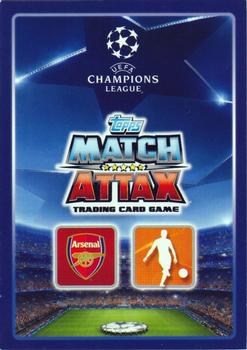 2015-16 Topps Match Attax UEFA Champions League English - Limited Editions Gold #LE6 Mesut Özil Back