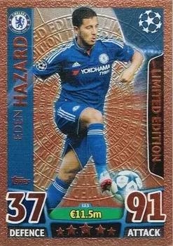 2015-16 Topps Match Attax UEFA Champions League English - Limited Editions Bronze #LE3 Eden Hazard Front