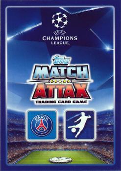 2015-16 Topps Match Attax UEFA Champions League English - Scandinavian Stars #N4 Zlatan Ibrahimovic Back