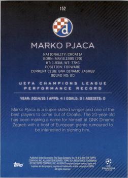 2015-16 Topps UEFA Champions League Showcase - Blue #152 Marko Pjaca Back
