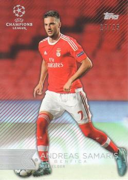 2015-16 Topps UEFA Champions League Showcase - Red #56 Andreas Samaris Front