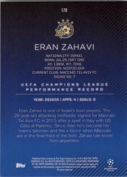 2015-16 Topps UEFA Champions League Showcase - Champions #178 Eran Zahavi Back