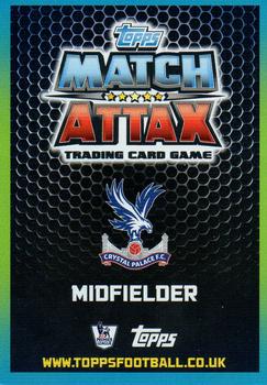 2015-16 Topps Match Attax Premier League Extra - Extra Boost Cards #UC5 Wilfried Zaha Back