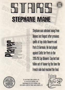1999 Futera Celtic Fans' Selection - Foil #66 Stephane Mahe Back