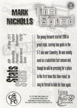 1999 Futera Chelsea Fans' Selection - Foil #15 Mark Nicholls Back