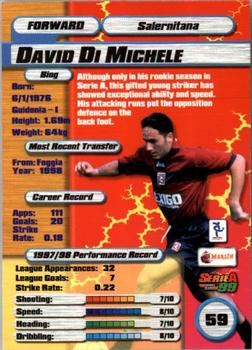 1998-99 Merlin Serie A 99 #59 David Di Michele Back