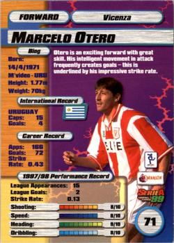 1998-99 Merlin Serie A 99 #71 Marcelo Otero Back
