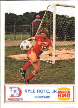1977 Burger King Dallas Tornado #4 Kyle Rote Jr. Front