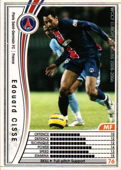 2005-06 Panini WCCF European Clubs #119 Edouard Cisse Front