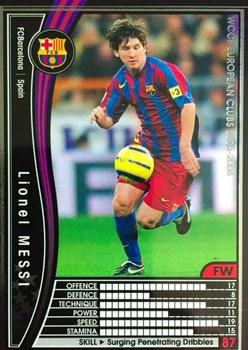 2005-06 Panini WCCF European Clubs #287 Lionel Messi Front