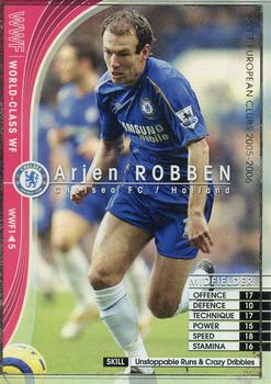 2005-06 Panini WCCF European Clubs - World-Class Wing Forwards #WWF1 Arjen Robben Front