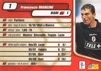 2000 DS Pianeta Calcio Serie A #1 Francesco Mancini Back