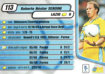 2000 DS Pianeta Calcio Serie A #113 Nestor Sensini Back