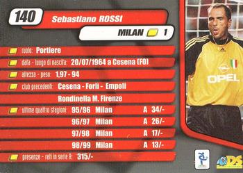 2000 DS Pianeta Calcio Serie A #140 Sebastiano Rossi Back