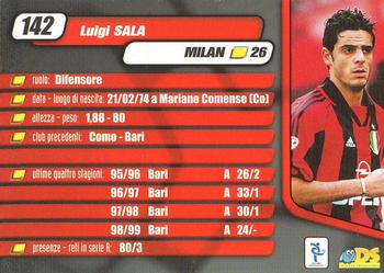 2000 DS Pianeta Calcio Serie A #142 Luigi Sala Back
