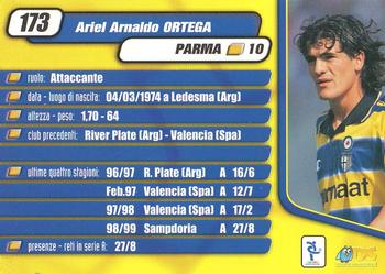 2000 DS Pianeta Calcio Serie A #173 Ariel Ortega Back