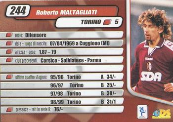 2000 DS Pianeta Calcio Serie A #244 Roberto Maltagliati Back