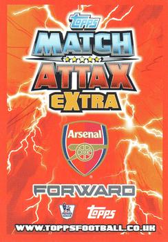2012-13 Topps Match Attax Premier League Extra - Man of the Match #M1 Olivier Giroud Back