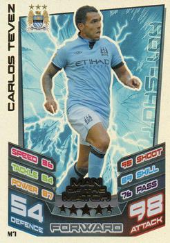 2012-13 Topps Match Attax Premier League Extra - Man of the Match #M7 Carlos Tevez Front