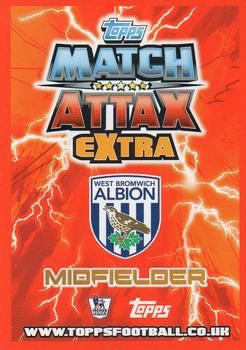 2012-13 Topps Match Attax Premier League Extra - Man of the Match #M18 James Morrison Back