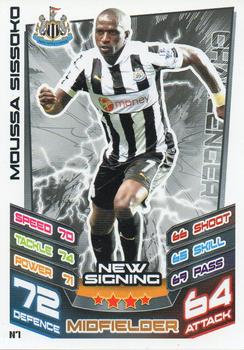 2012-13 Topps Match Attax Premier League Extra - New Signings #N7 Moussa Sissoko Front