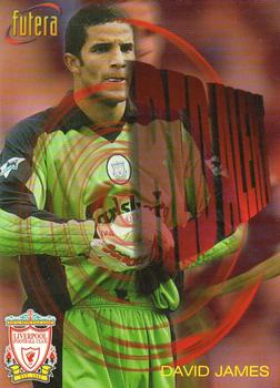 1998 Futera Liverpool #89 David James Front