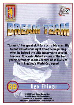 1998 Futera Aston Villa Fans Selection #69 Ugo Ehiogu Back