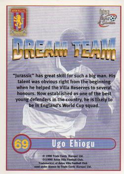 1998 Futera Aston Villa Fans Selection - Foil #69 Ugo Ehiogu Back