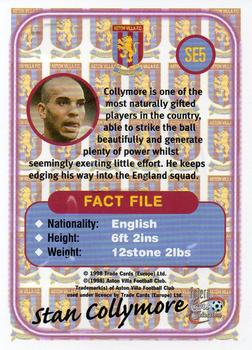 1998 Futera Aston Villa Fans Selection - Special Edition #SE5 Stan Collymore Back