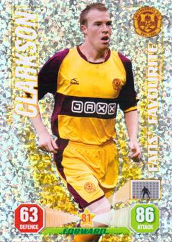2008-09 Panini Scottish Premier League Super Strikes #NNO David Clarkson Front