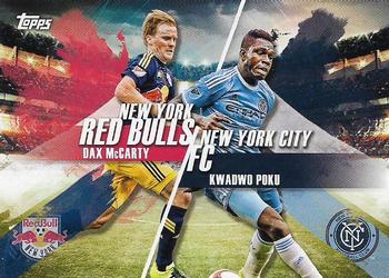 2016 Topps MLS - Rooted Rivalries #RR-NYNYC Dax McCarty / Kwadwo Poku Front